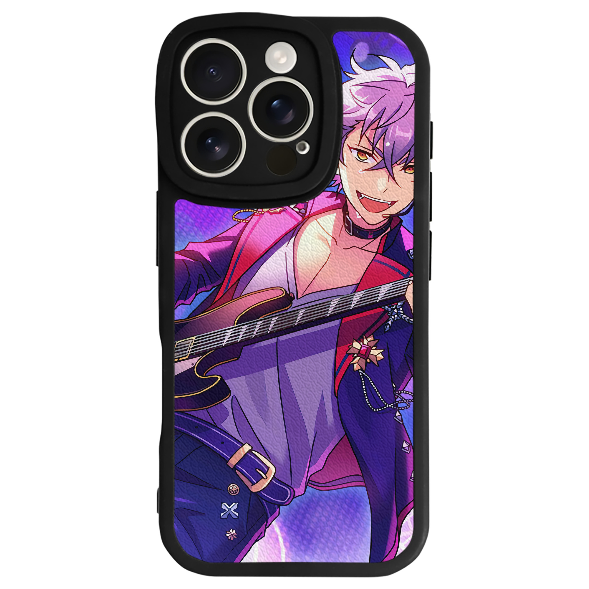 （画像用） あんさんぶるスターズ! Ensemble Stars 【iPhone 16シリーズ対応】シリコンスマホケース（レザー調） 材質：シリコン